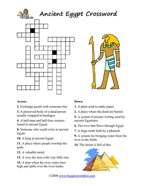 capital of ancient egypt crossword.